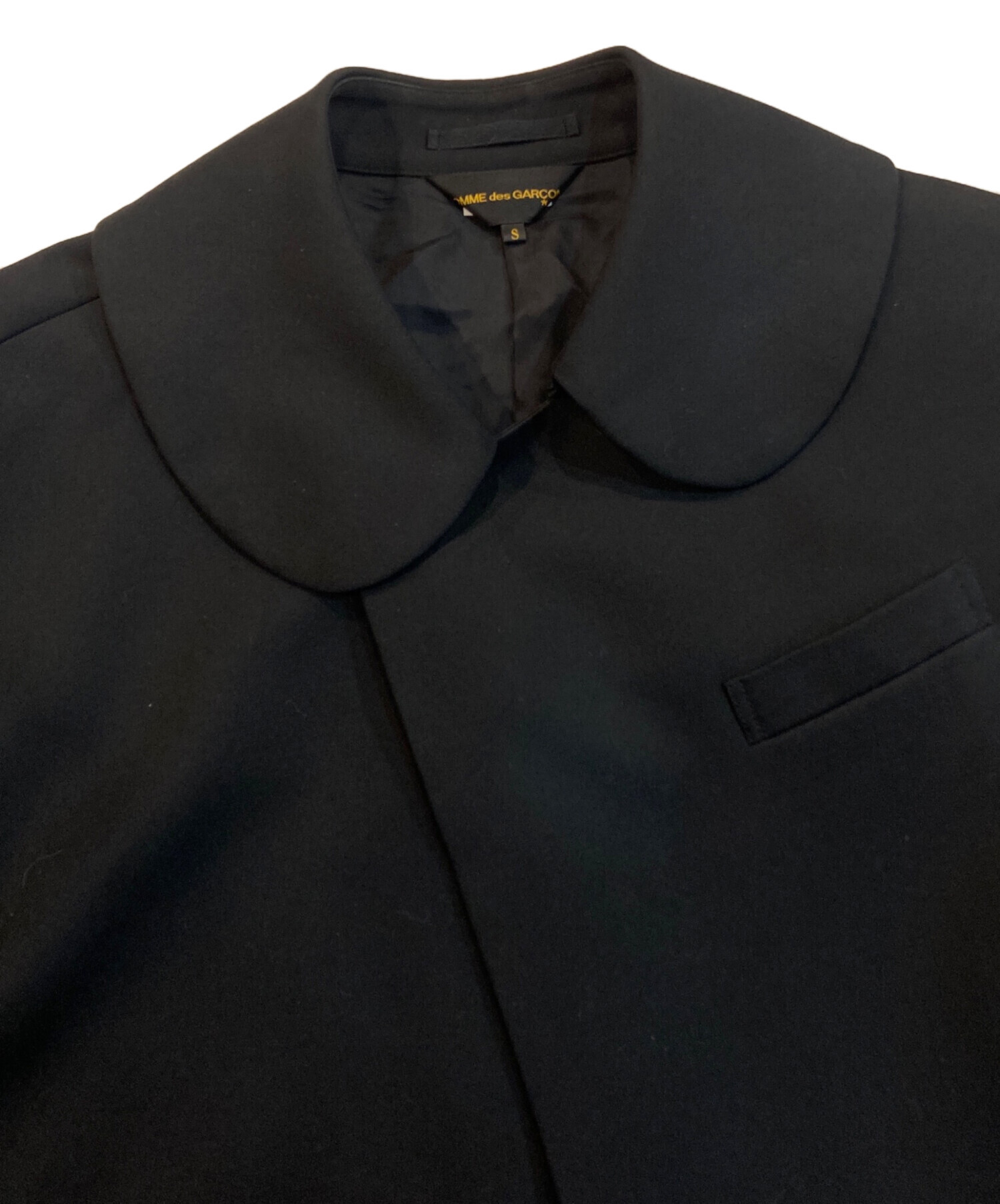 COMME des GARCONS コムデギャルソン カジュアルジャケット レディース 【古着】【中古】 中古・古着通販】COMME des GARCONS (コムデギャルソン) ウール ギャバ