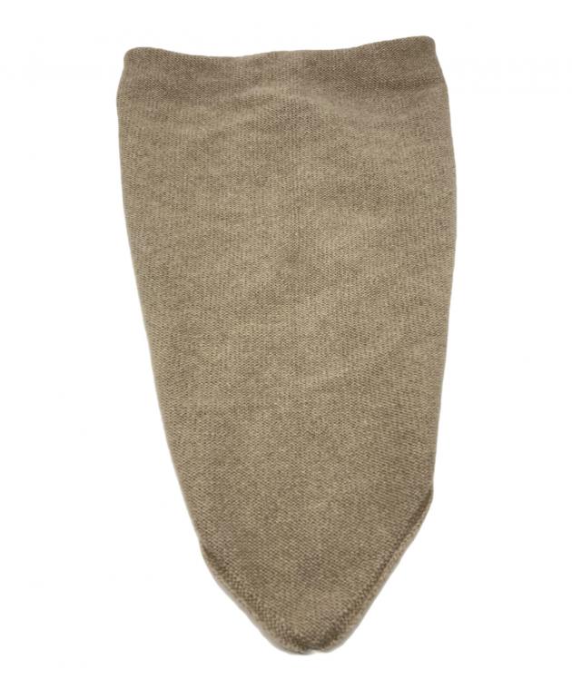 中古・古着通販】HERMES (エルメス) ノースリーブワンピース ベージュ