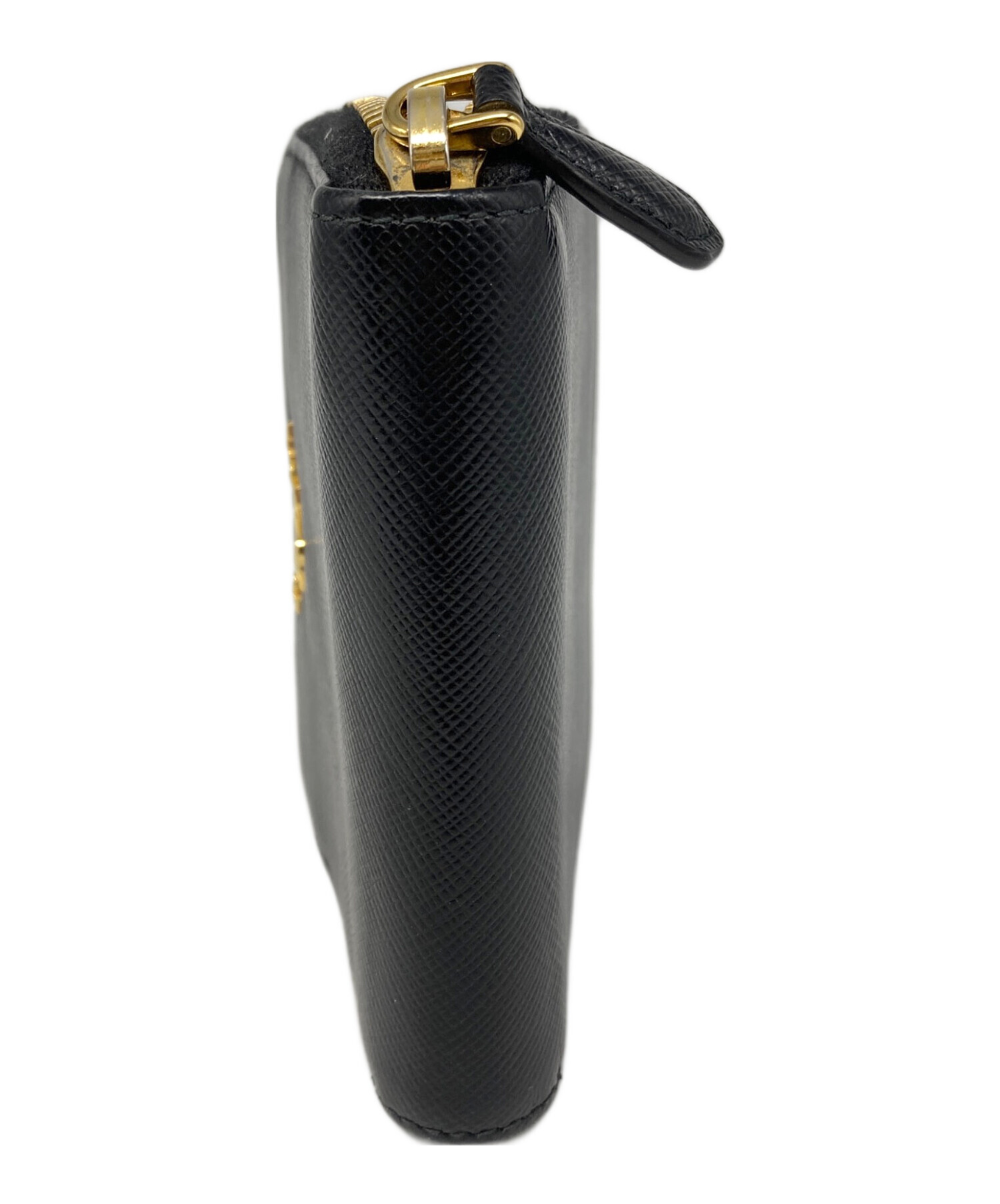 美品 PRADA プラダ サフィアーノ ケース 財布 小銭入れ ブラック 中古・古着通販】PRADA (プラダ) サフィアーノレザー コインケース