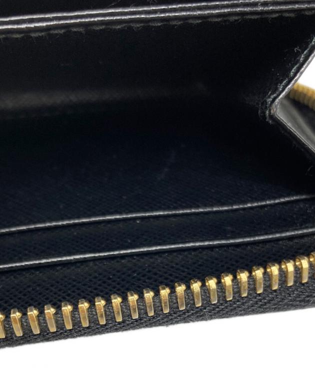 ◆お値打ち品◆　■中古■　プラダ コンパクト ウォレット 財布 小銭入れ サフィアーノ ブラック 黒 1M0268 【168949】 PRADA - ◇お値打ち品◇ □中古□ プラダ コンパクト ウォレット 財布