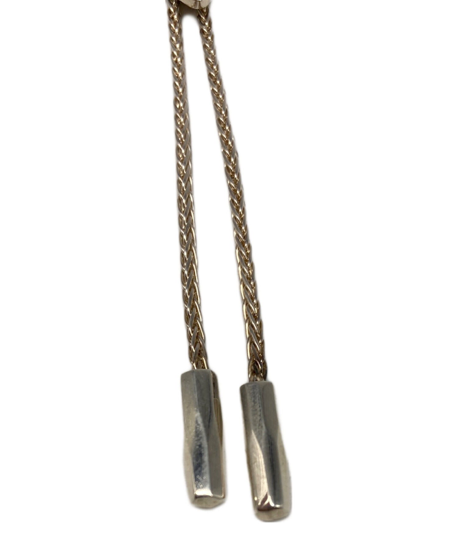 中古・古着通販】GARNI (ガルニ) Triangle Tie Necklace シルバー