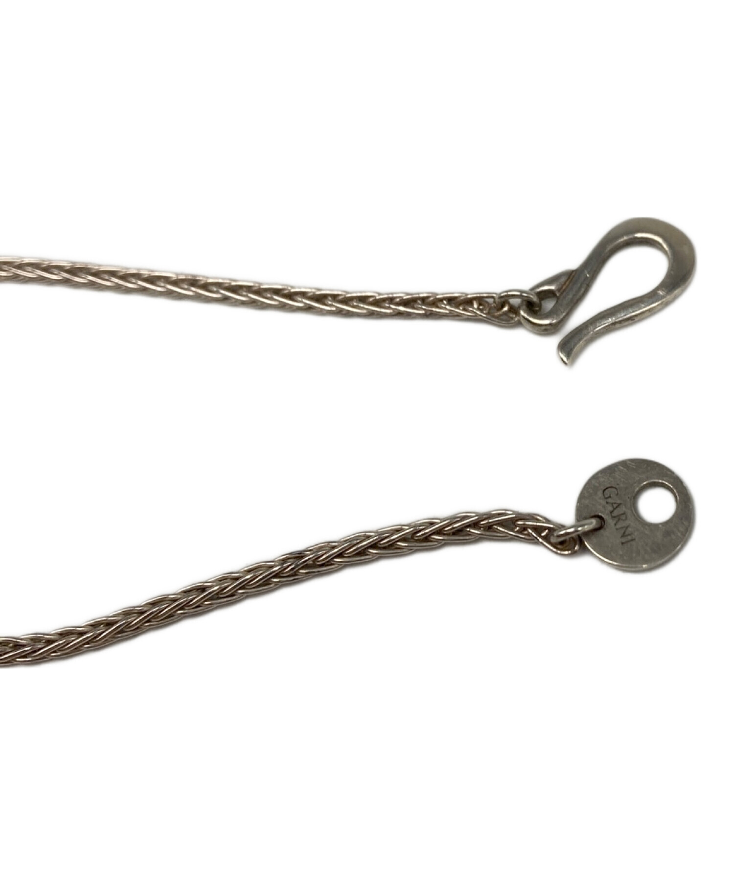 中古・古着通販】GARNI (ガルニ) Triangle Tie Necklace シルバー 