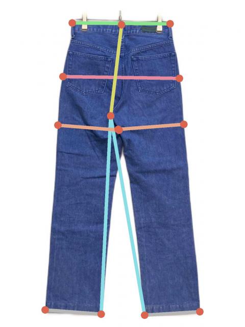 中古・古着通販】SHISHIKUI (シシクイ) デニムパンツ インディゴ