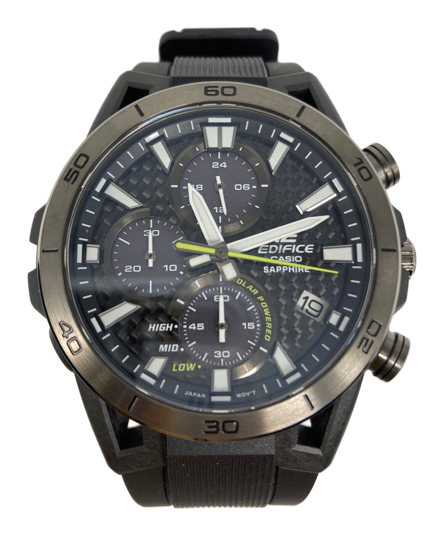 中古・古着通販】CASIO (カシオ) クロノグラフリストウォッチ サイズ