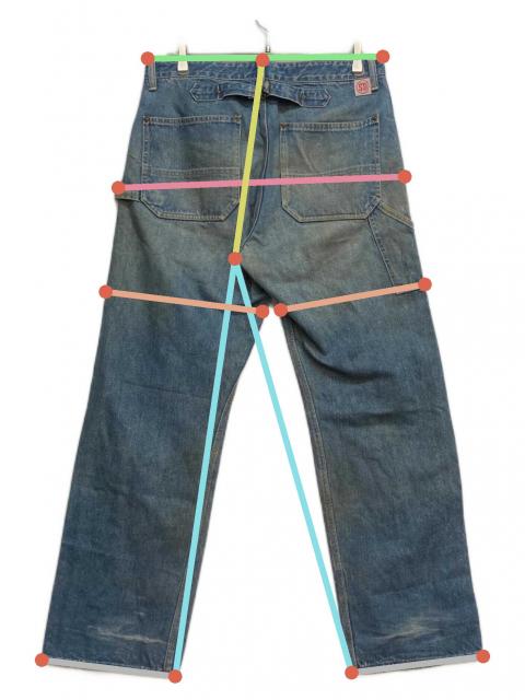 美品 STANDARD CALIFORNIA デニムペインターパンツ シンチ 中古・古着通販】STANDARD CALIFORNIA (スタンダードカリフォルニア