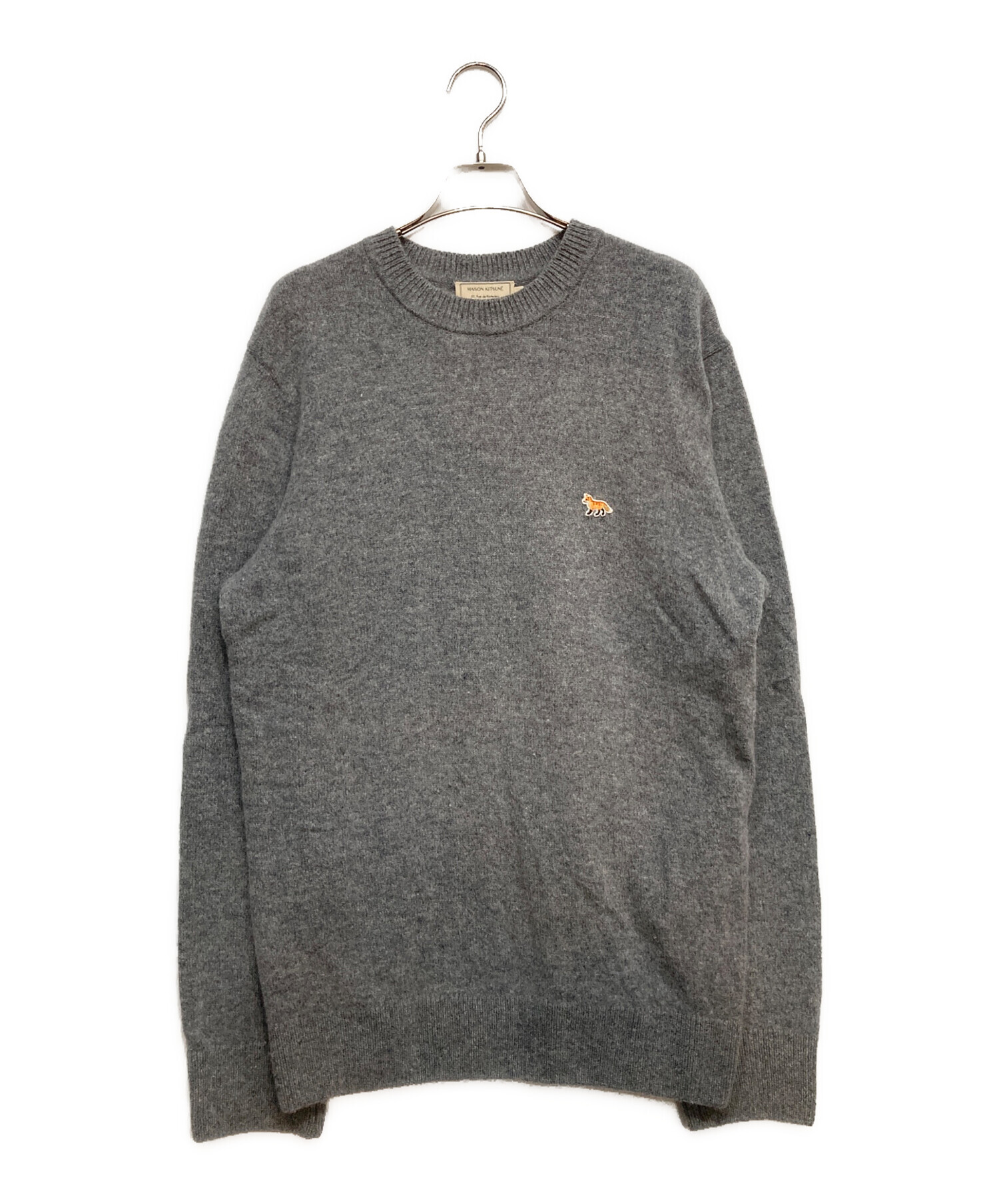 中古・古着通販】maison kitsune (メゾンキツネ) ニット グレー サイズ 