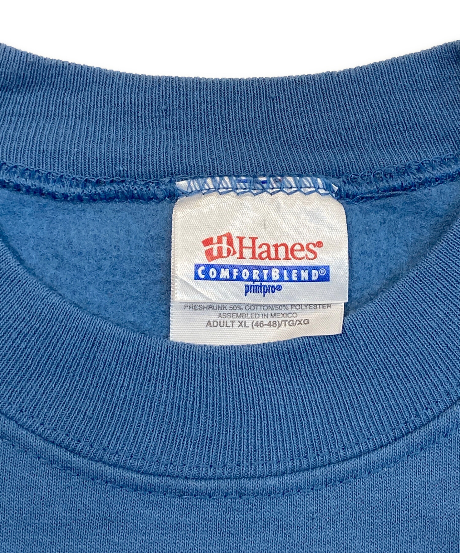 中古・古着通販】Hanes (ヘインズ) BETTY プリント スウェット ブルー 