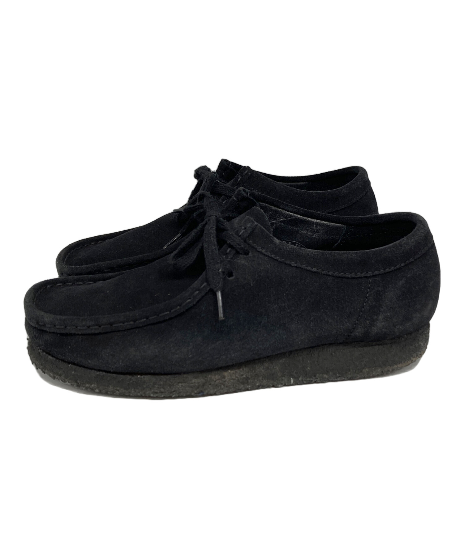 中古・古着通販】CLARKS (クラークス) ワラビーシューズ ブラック