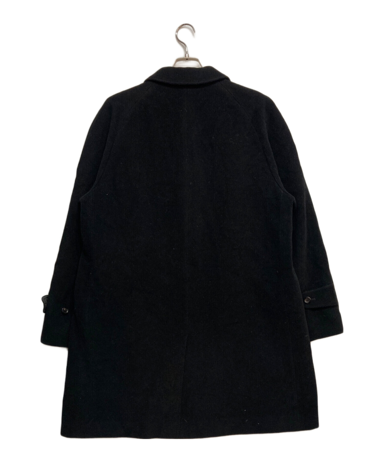 Aquascutum アンゴラ混 ステンカラーコート ショートステンカラーコート