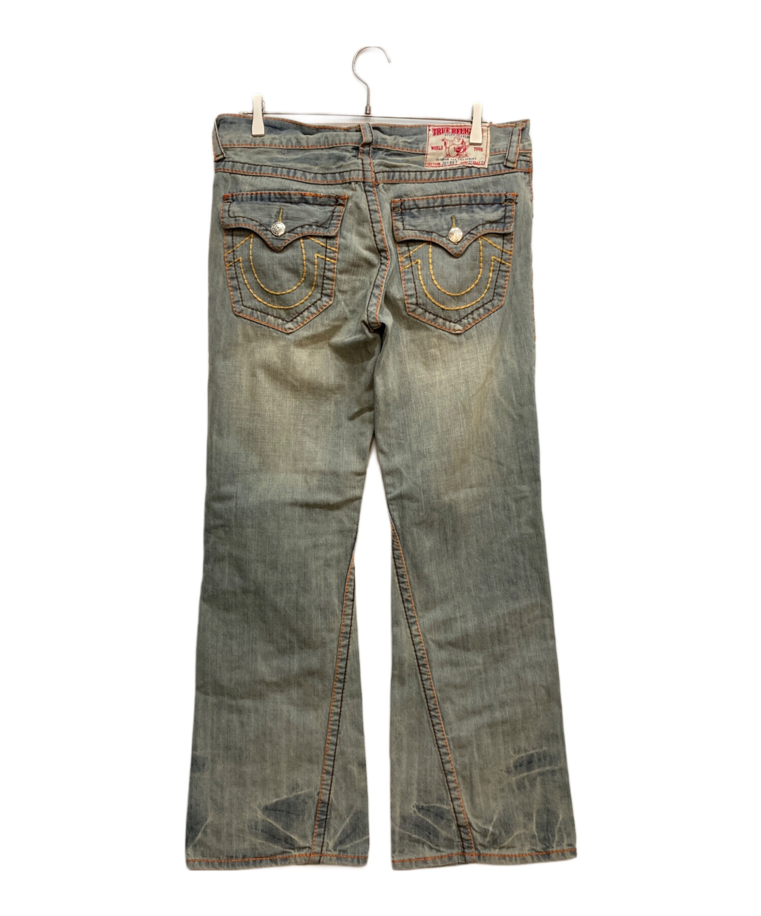 TRUE RELIGION フレアデニム　26 　トゥルーレリジョン 茶色　古着 中古・古着通販】TRUE RELIGION (トゥルー レリジョン) joey big t