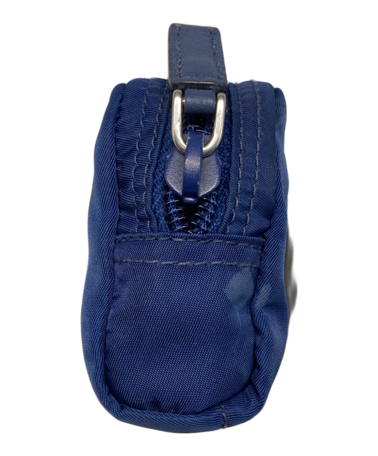 中古・古着通販】PRADA (プラダ) ナイロン ポーチ ブルー サイズ