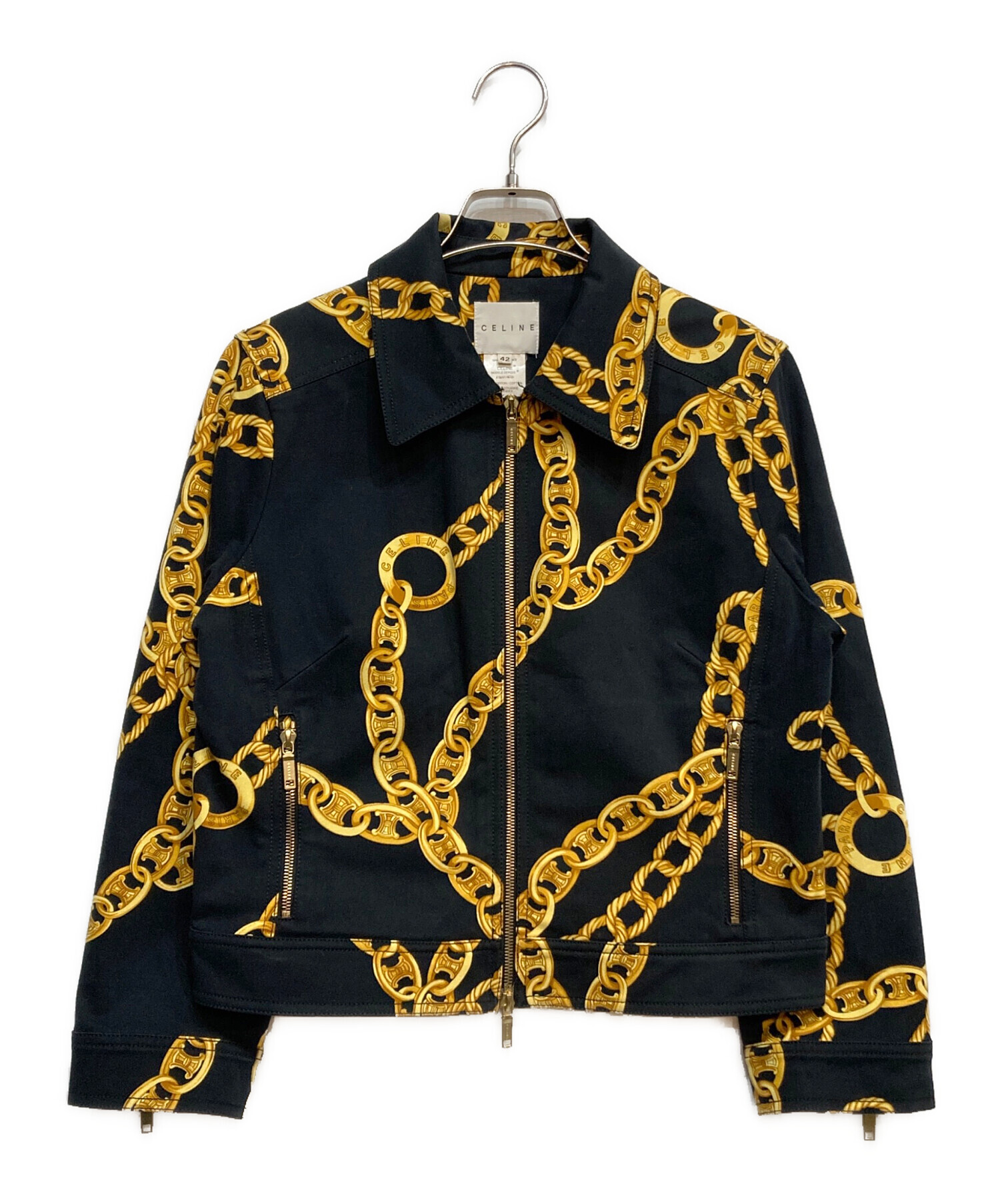 中古・古着通販】CELINE (セリーヌ) マカダム チェーン プリント