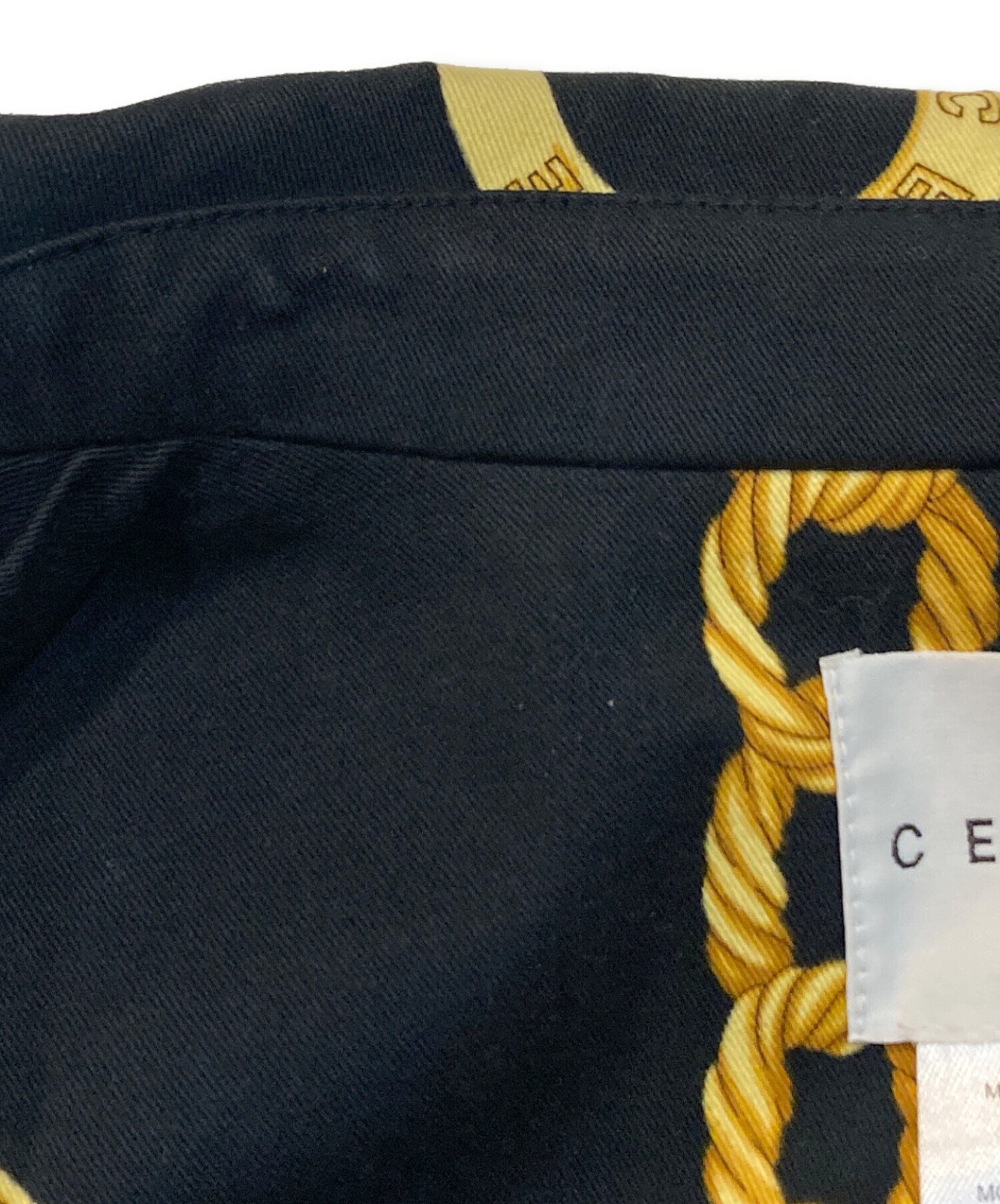 【美品】CELINE　セリーヌ　ジャケット　ショートコート　マカダムチェーン 中古・古着通販】CELINE (セリーヌ) マカダム チェーン プリント