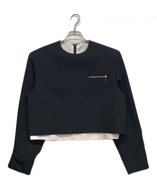 トップス bibiy VANESSA JACKET 中古・古着通販】Bibiy. (ビビィ) VANESSA JACKET ネイビー サイズ