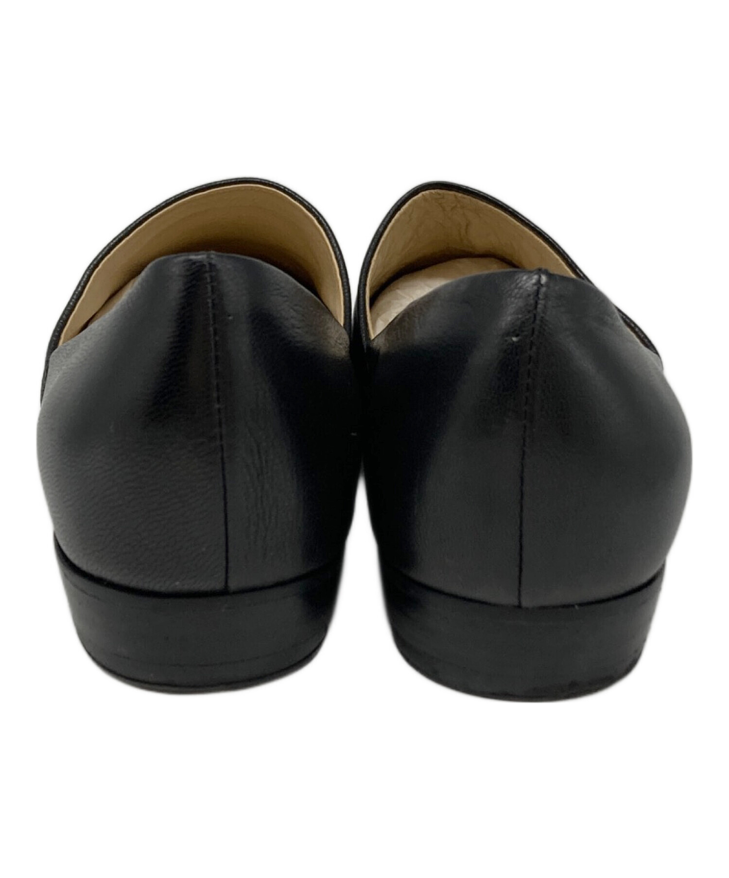 中古・古着通販】CLANE (クラネ) SIDE CUT STACKED HEEL FLAT SHOES