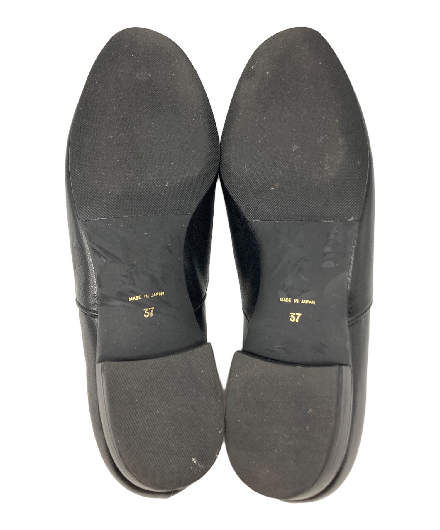 中古・古着通販】CLANE (クラネ) SIDE CUT STACKED HEEL FLAT SHOES