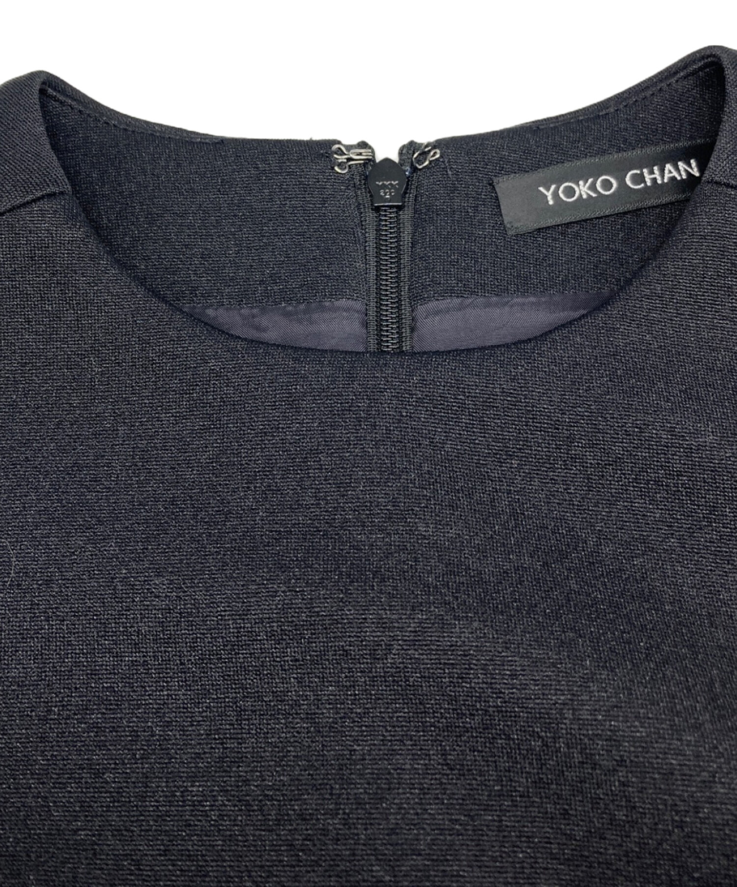 中古・古着通販】YOKO CHAN (ヨーコチャン) 半袖 ワンピース ブラック