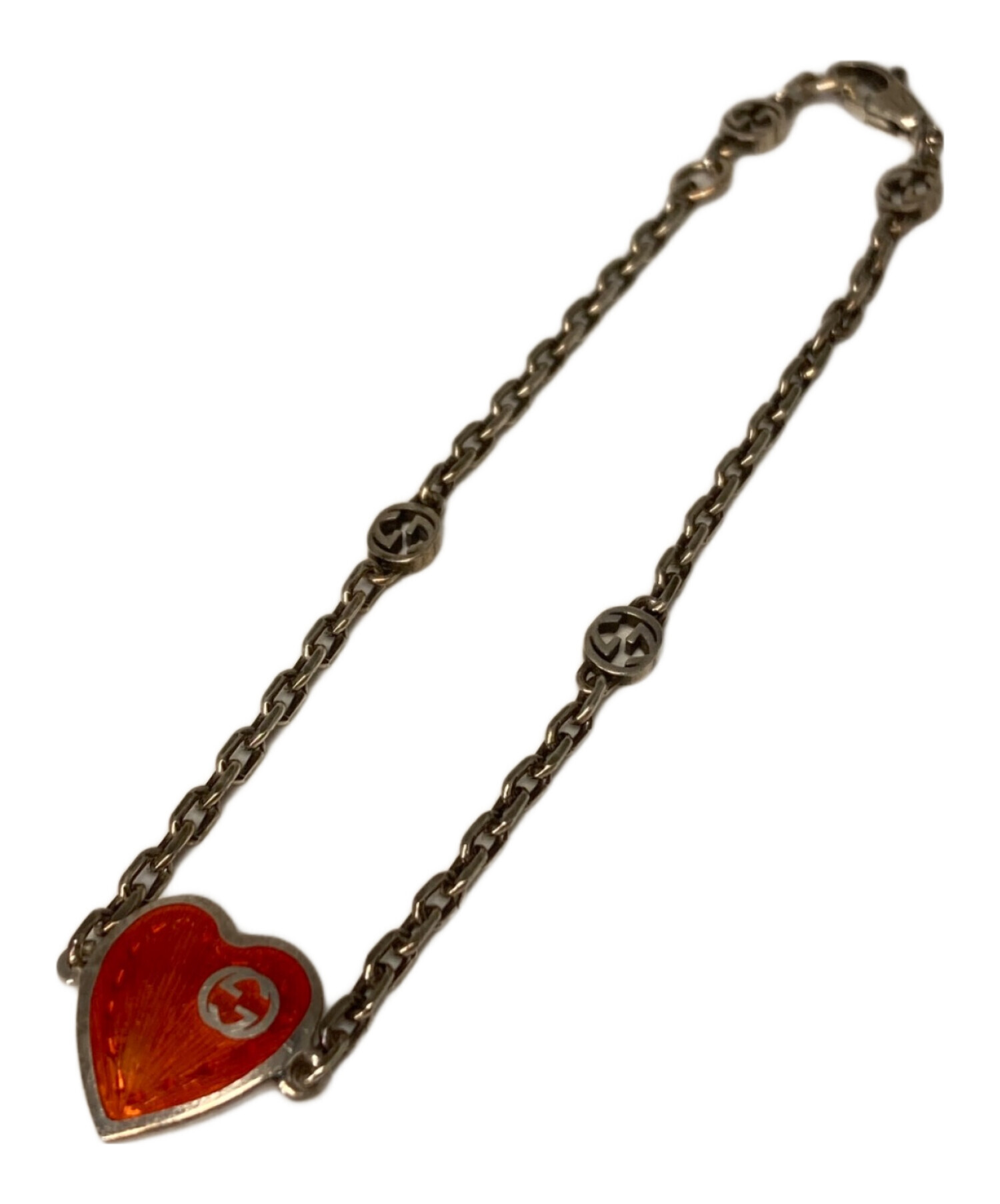 中古・古着通販】GUCCI (グッチ) インターロッキングG ハート付き 