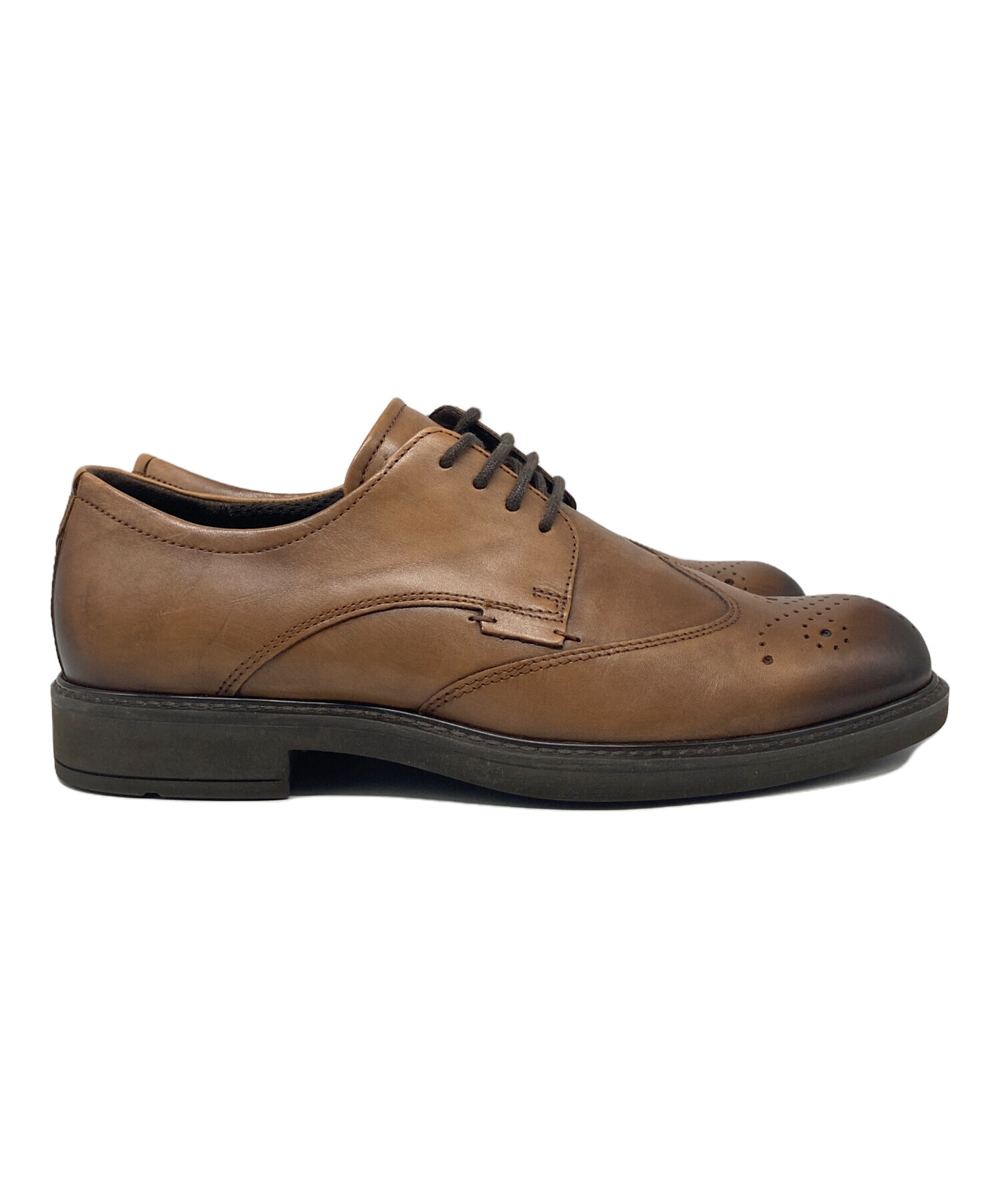中古・古着通販】ECCO (エコー) メダリオンウィングチップシューズ