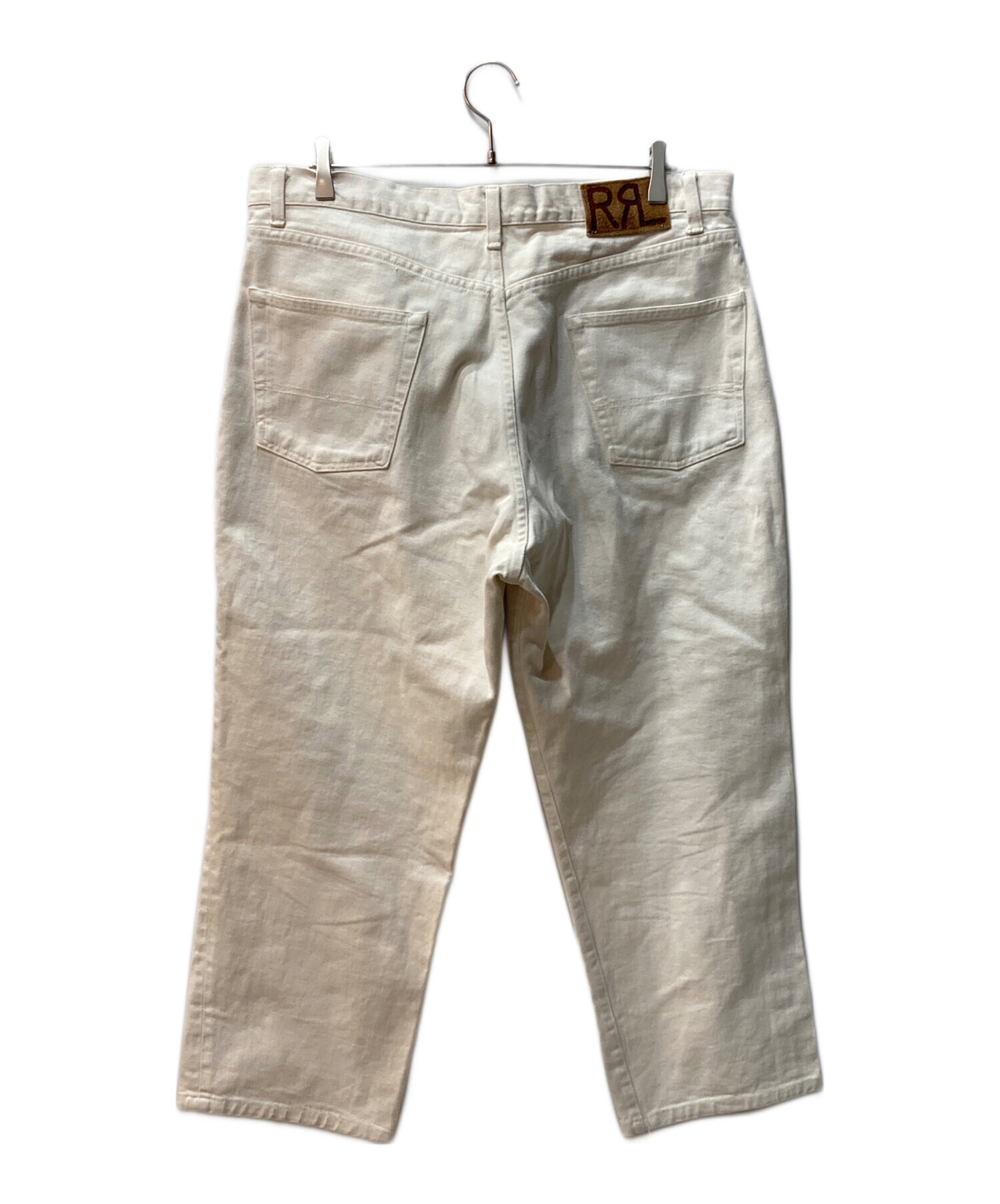 中古・古着通販】RRL (ダブルアールエル) デニムパンツ ホワイト