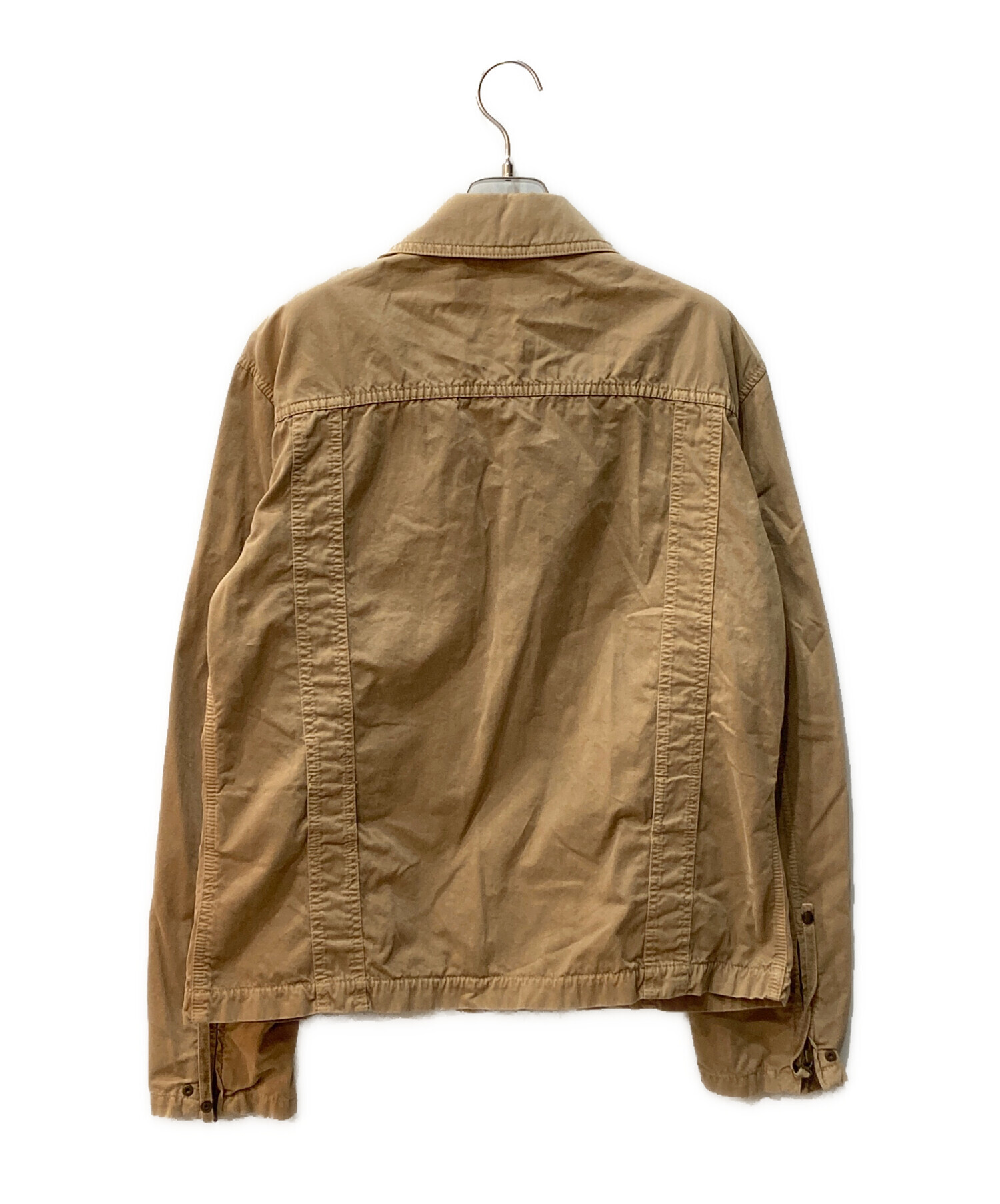 メンズ BELSTAFF ベージュ ミリタリージャケット Mサイズ