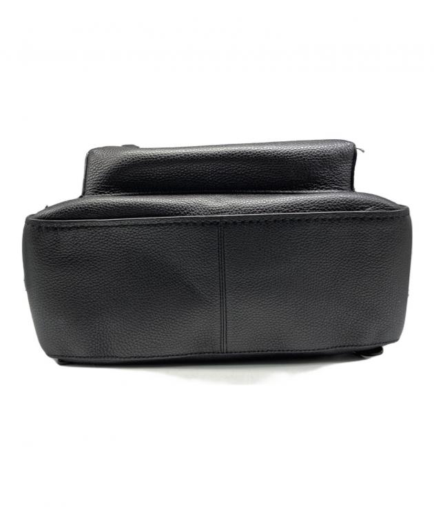 中古・古着通販】COACH (コーチ) ターンロックレザーリュック ブラック