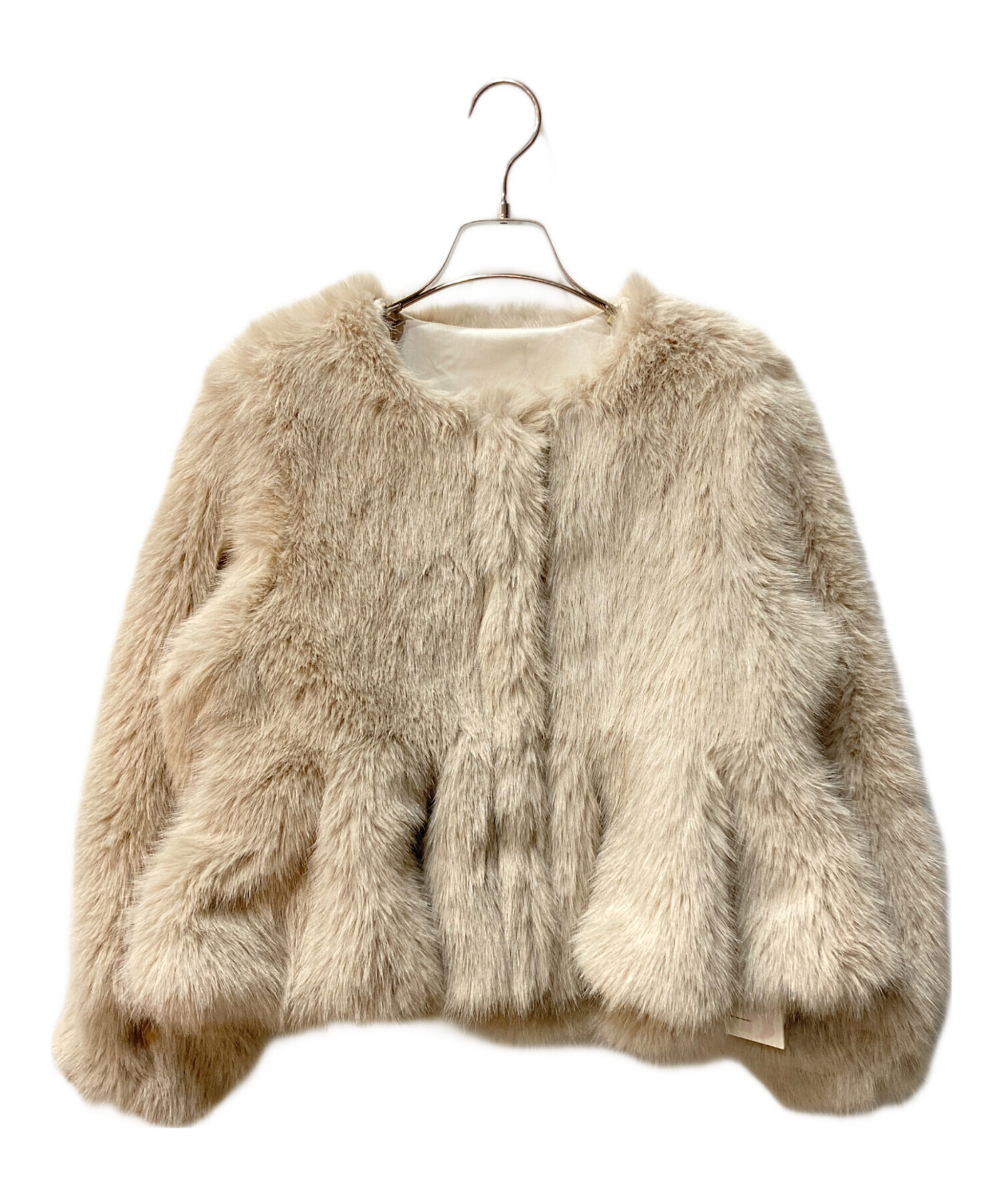 中古・古着通販】Bibiy. (ビビィ) RAMONA PEPURAMU COAT ベージュ