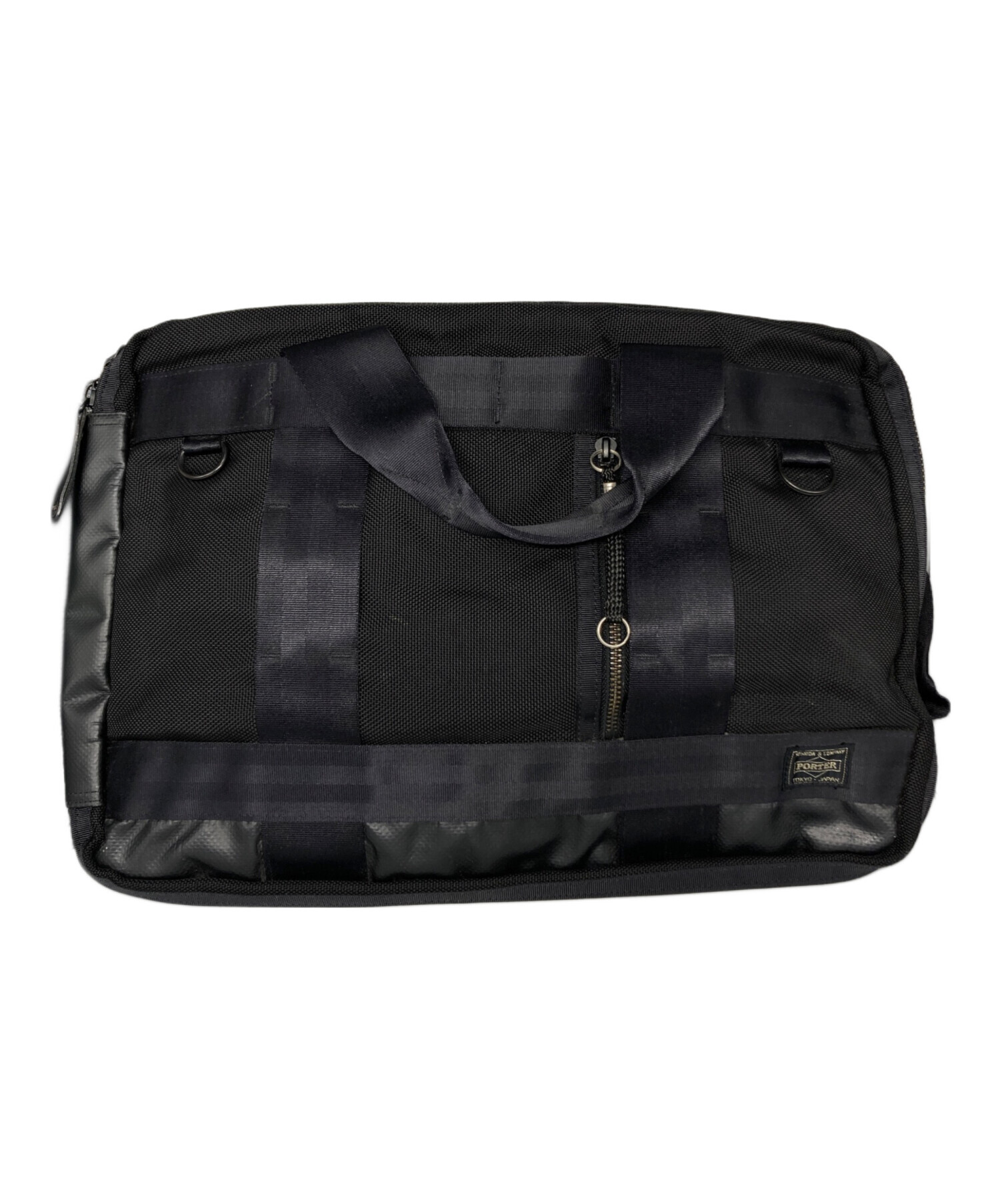 中古・古着通販】PORTER (ポーター) HEAT 3WAY BRIEFCASE ブラック 