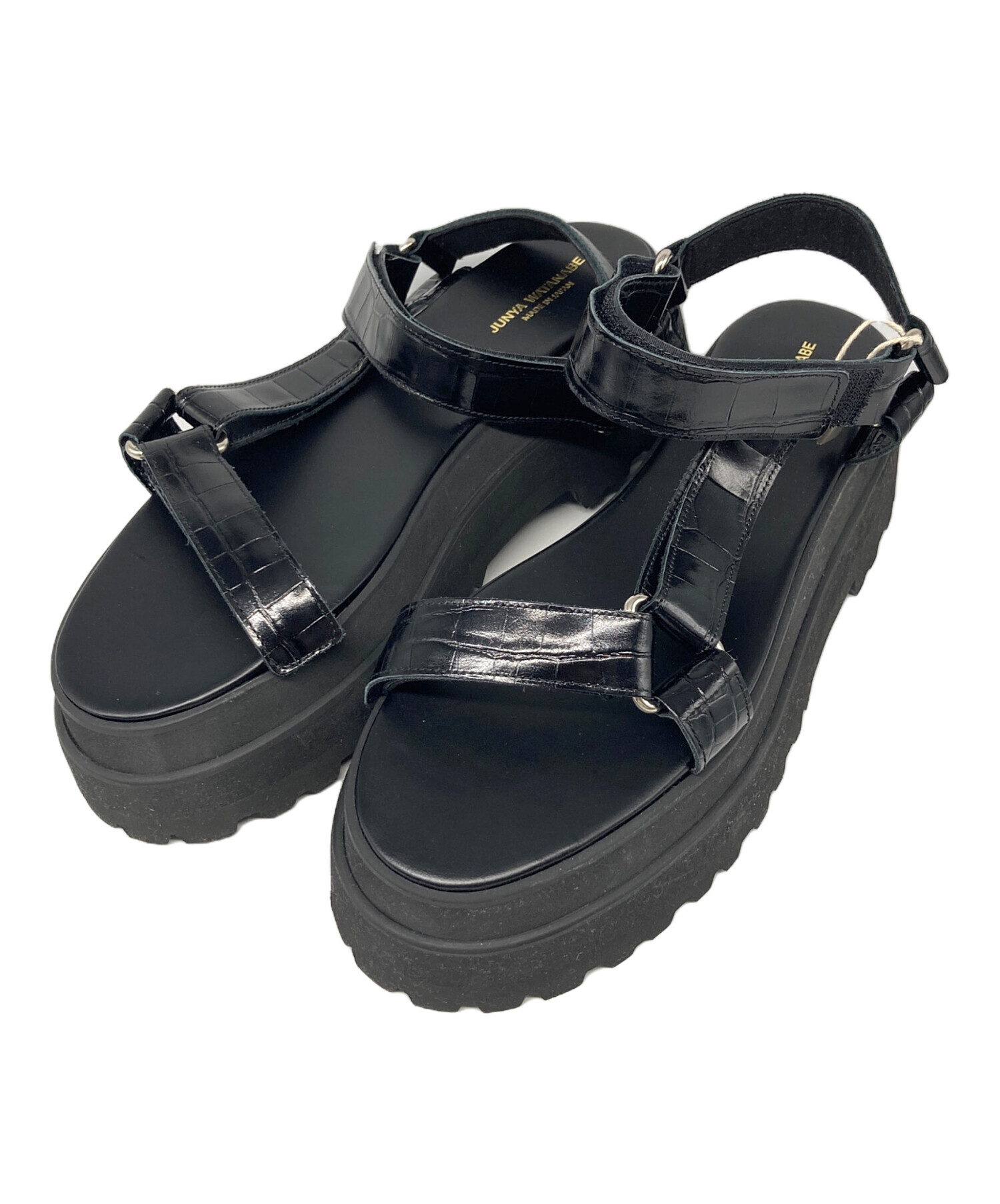 WATANABE 中古・古着通販】JUNYA サンダル　黒 Watanabe Junya COMME ((ジュンヤ GARCONS des 靴