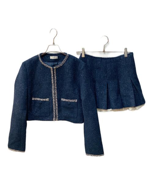Darich ダーリッチ スパンコールツイードジャケット セットアップ 中古・古着通販】darich (ダーリッチ) スパンコールツイードジャケット