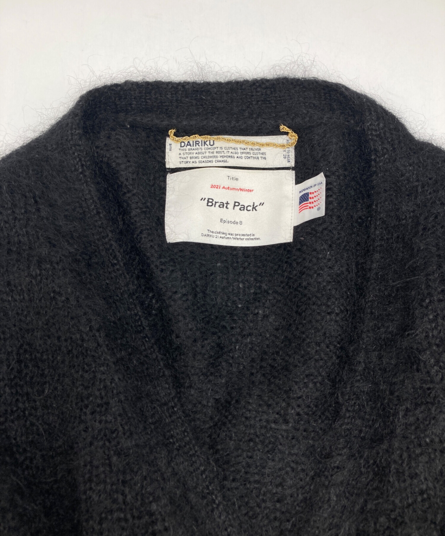 中古・古着通販】DAIRIKU (ダイリク) Molly Mohair Knit Cardigan