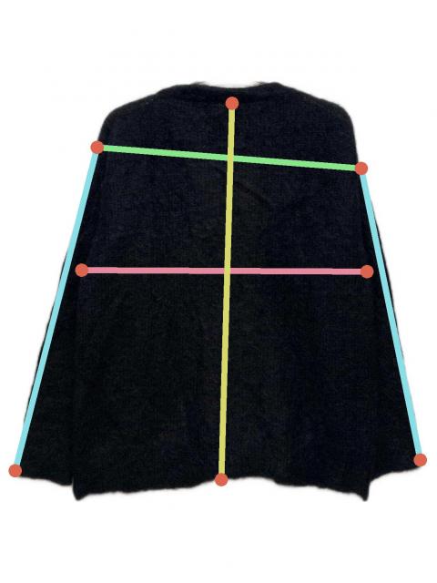 中古・古着通販】DAIRIKU (ダイリク) Molly Mohair Knit Cardigan