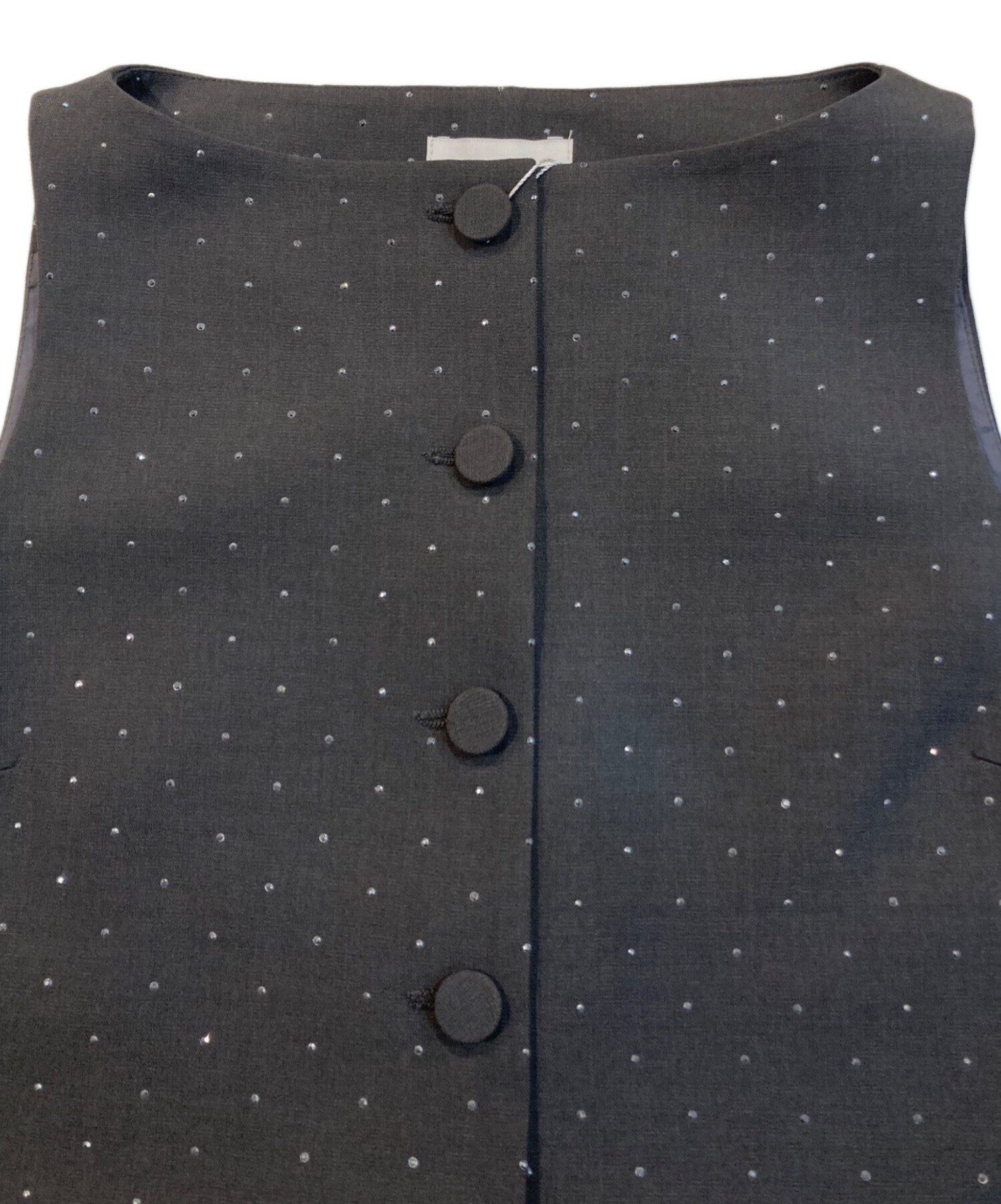 中古・古着通販】Bibiy. (ビビィ) JEWEL VEST グレー サイズ:FREE 未