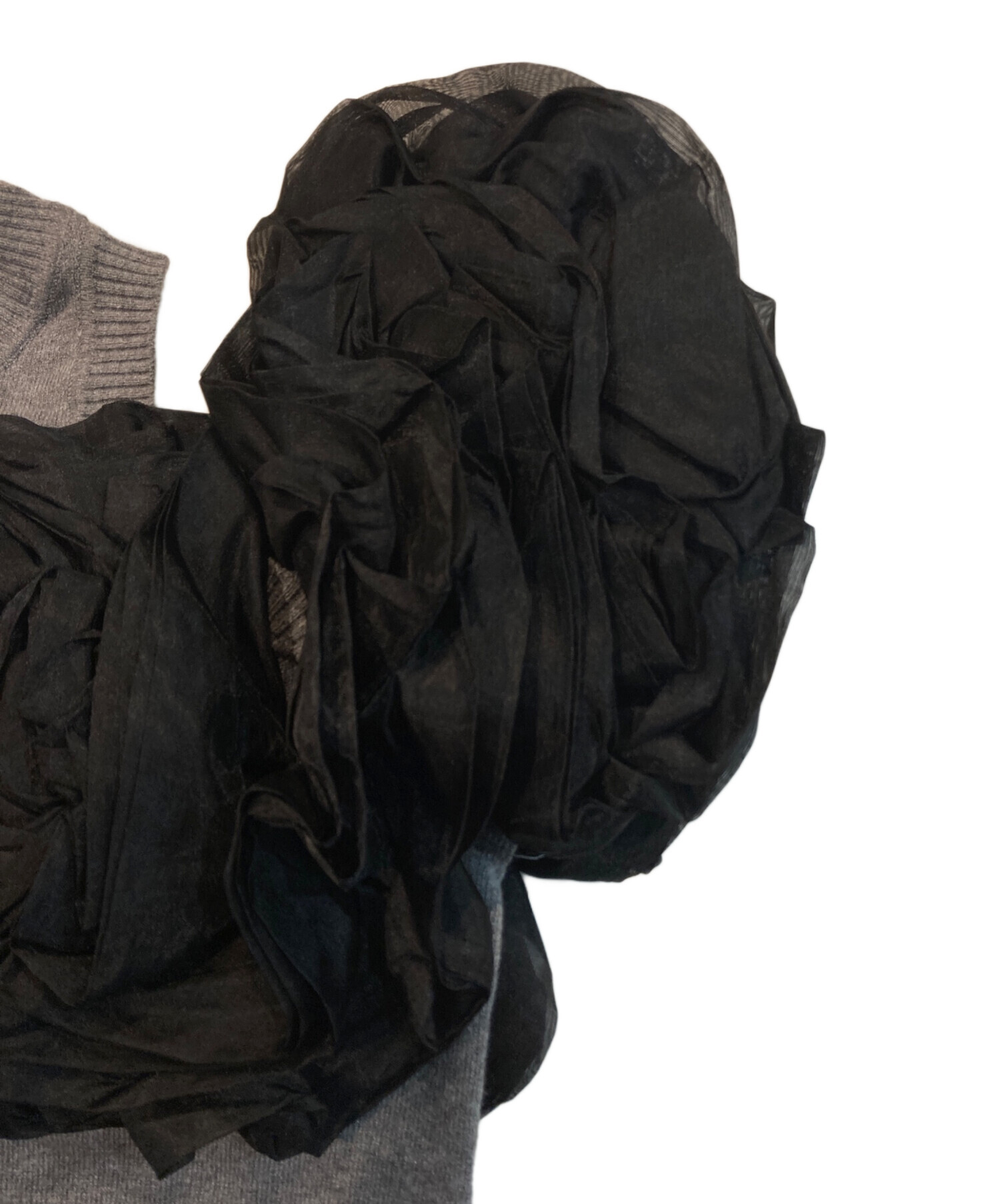 中古・古着通販】Bibiy. (ビビィ) ALEXA FLOWER KNIT グレー サイズ