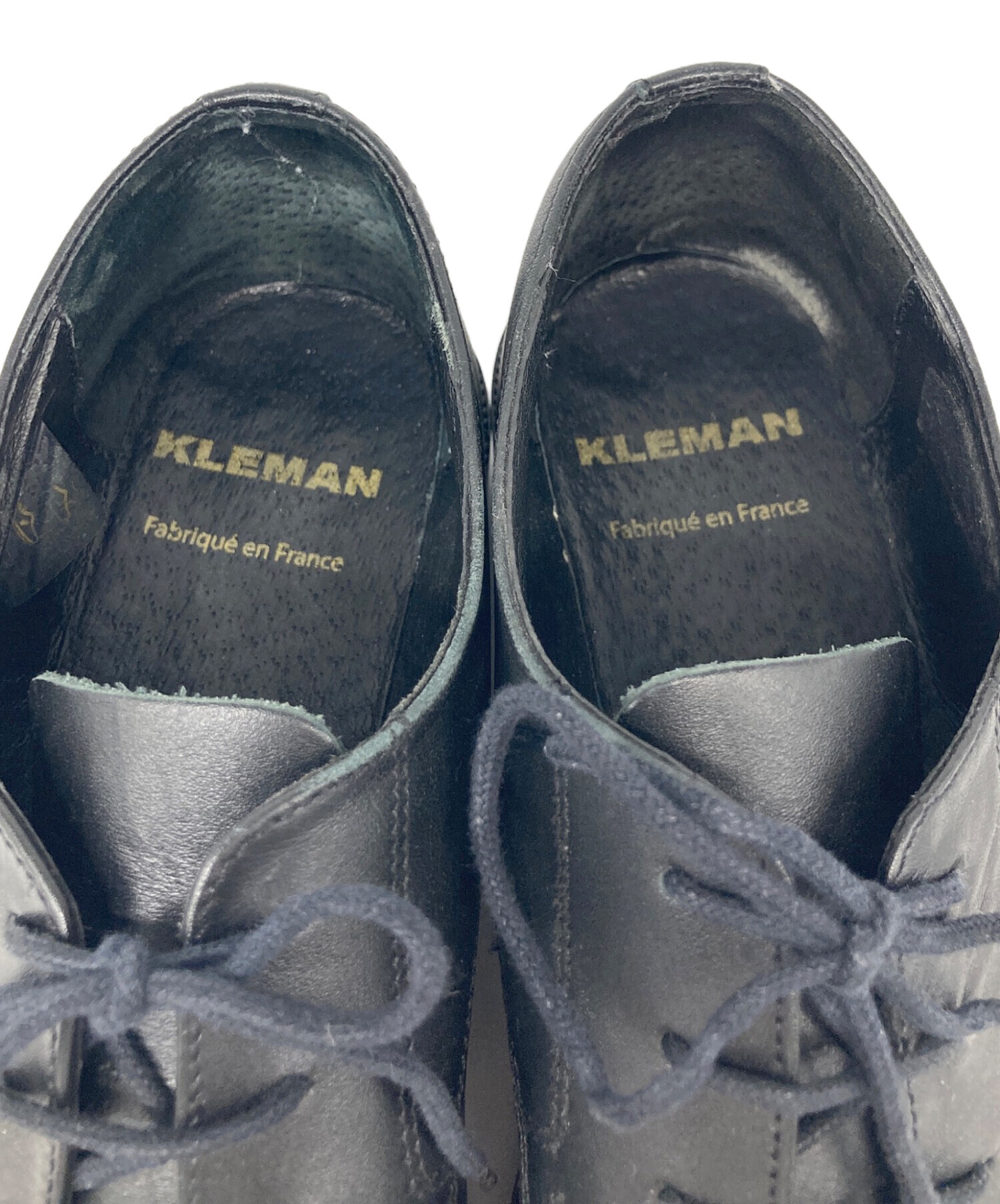 中古・古着通販】KLEMAN (クレマン) プレーントゥシューズ ブラック