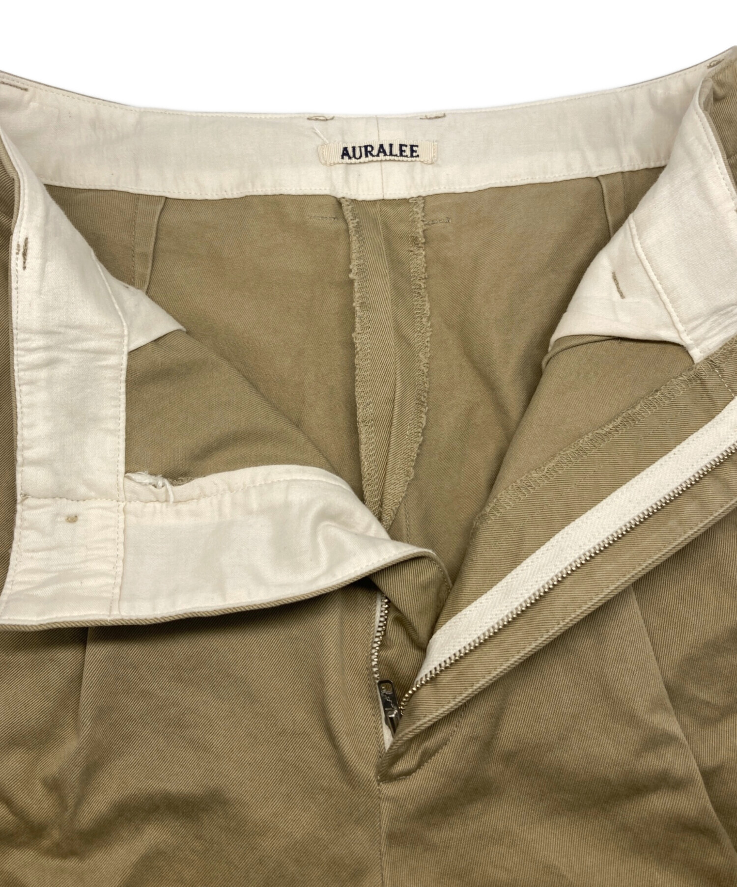 中古・古着通販】AURALEE (オーラリー) WASHED FINX CHINO WIDE TUCK