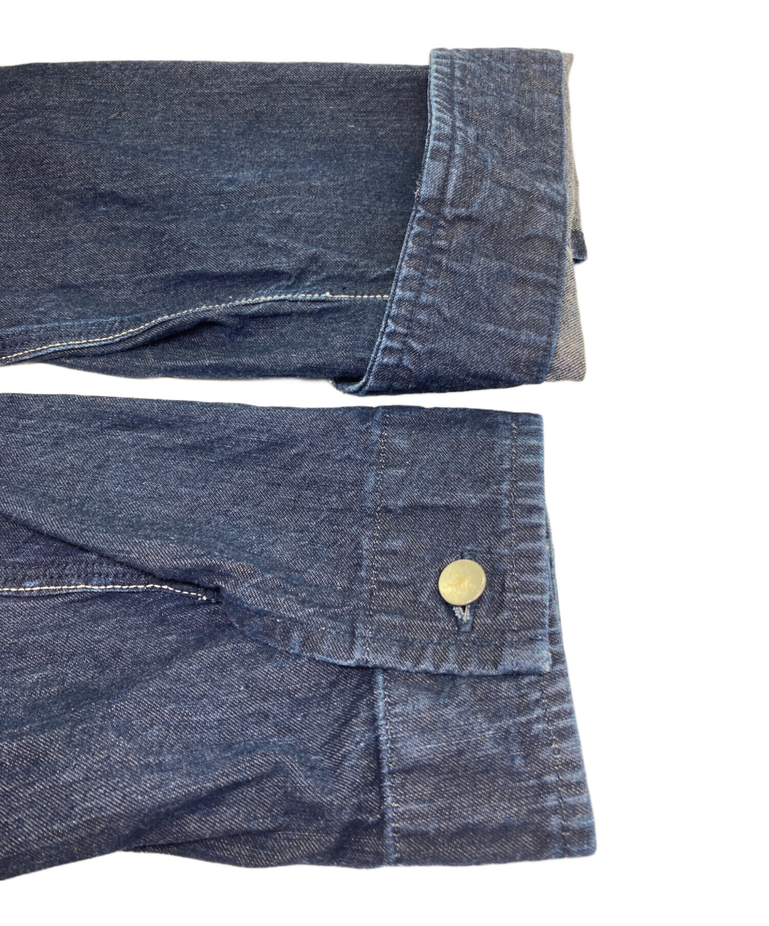 中古・古着通販】AURALEE (オーラリー) HARD TWIST LIGHT DENIM SHIRTS