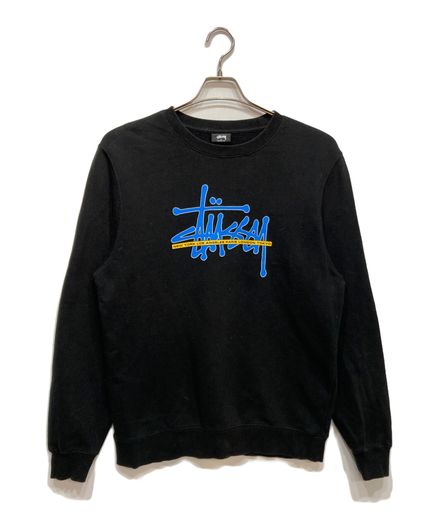 中古・古着通販】stussy (ステューシー) ロゴ スウェット ブラック 