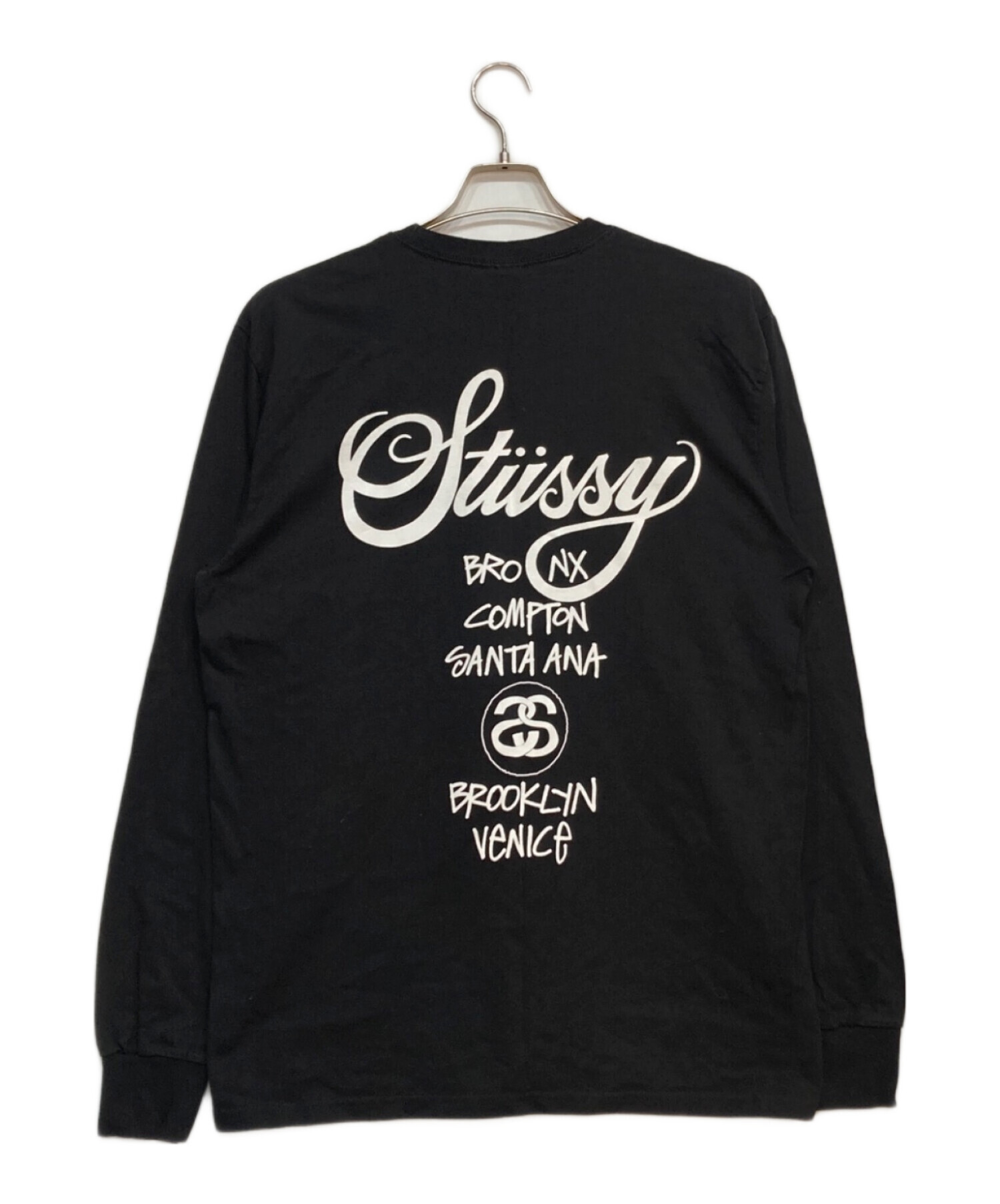 Stussy ロングスリーブ Tシャツ 黒 【公式通販】