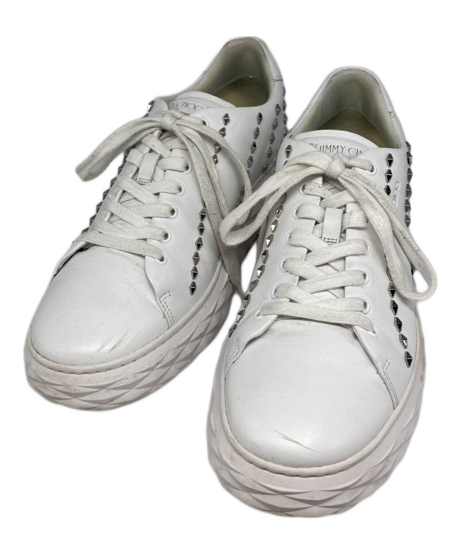 中古・古着通販】JIMMY CHOO (ジミーチュウ) ダイヤモンド スタッズ