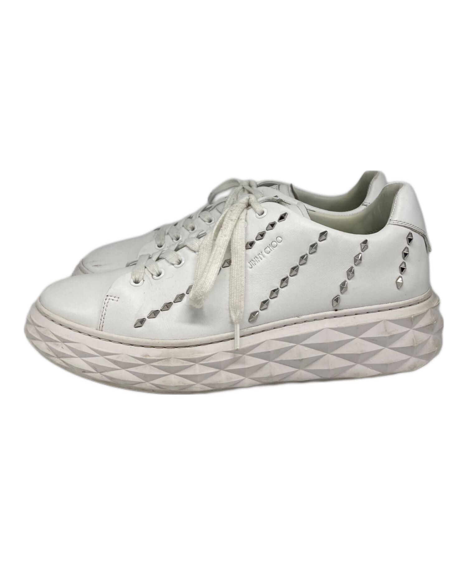 中古・古着通販】JIMMY CHOO (ジミーチュウ) ダイヤモンド スタッズ