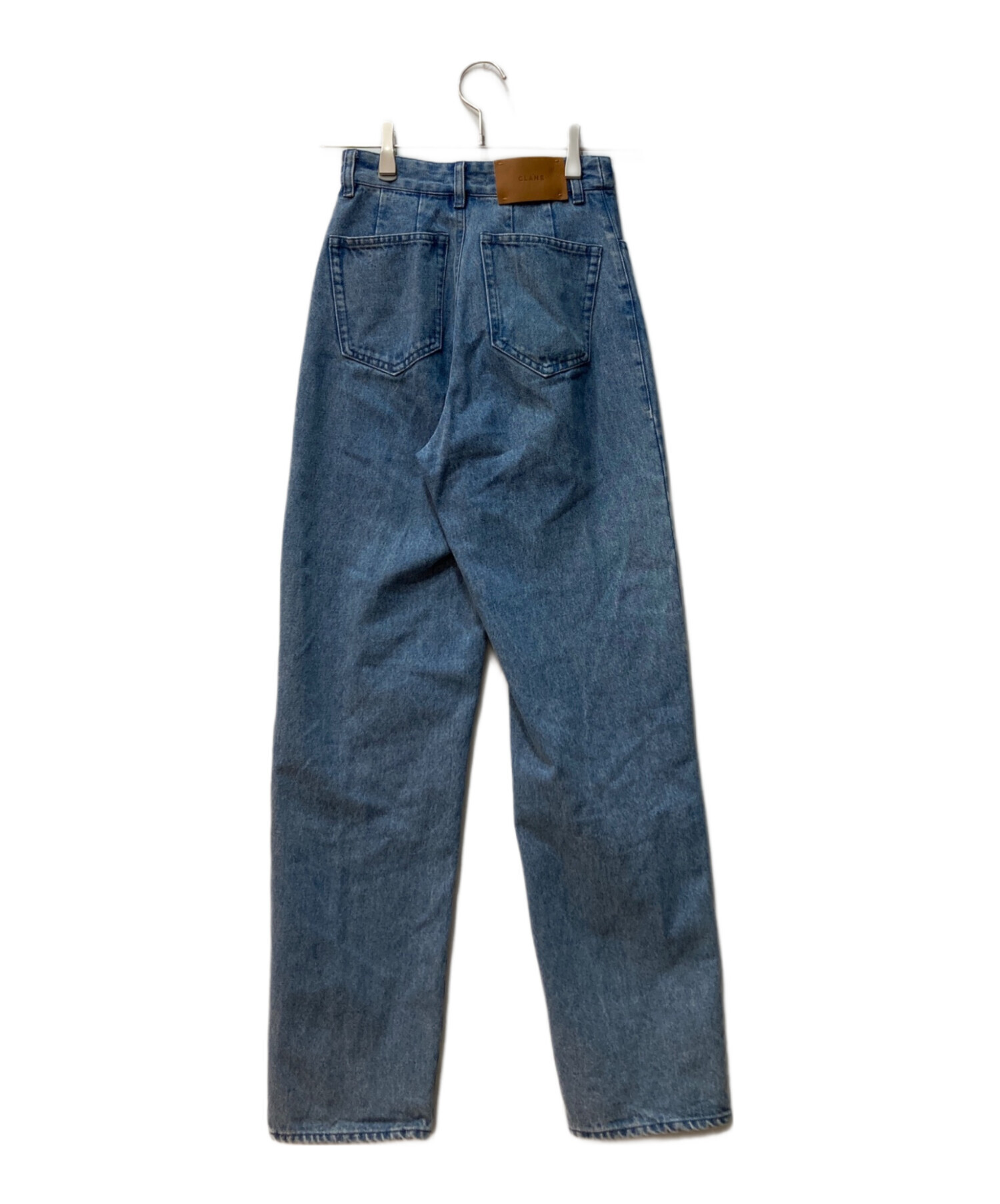 中古・古着通販】CLANE (クラネ) FLOWER EMBROIDERY PANTS インディゴ