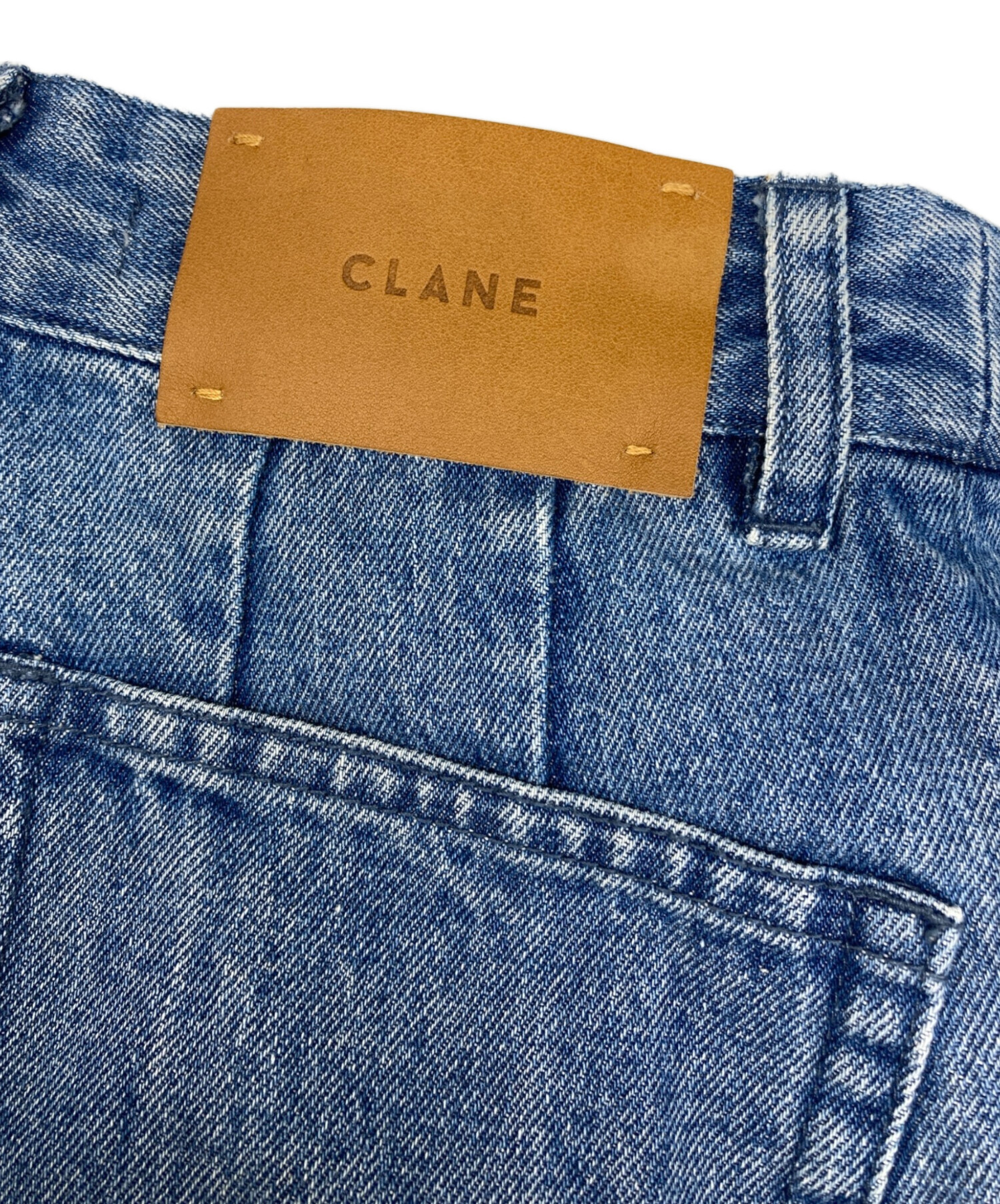 中古・古着通販】CLANE (クラネ) FLOWER EMBROIDERY PANTS インディゴ