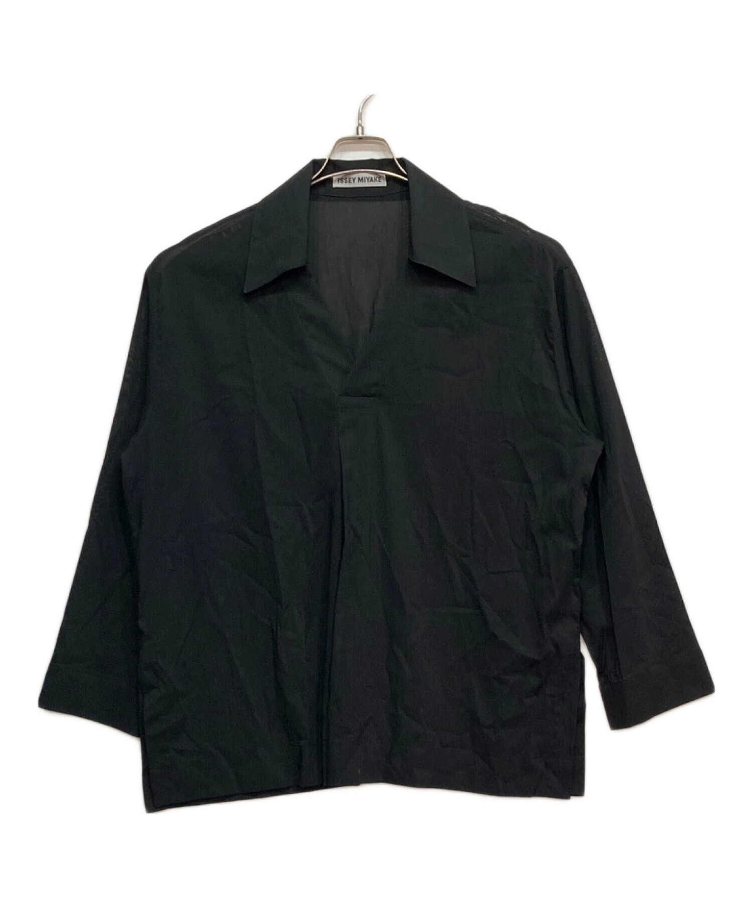 中古・古着通販】ISSEY MIYAKE (イッセイミヤケ) シアー スキッパー