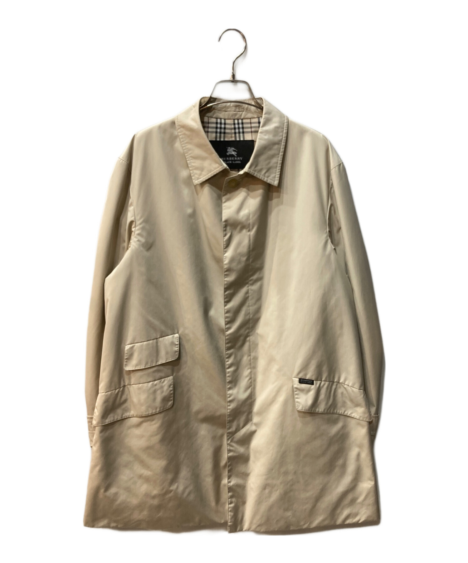 バーバリーブラックレーベル ステンカラーコート ベージュM Burberry