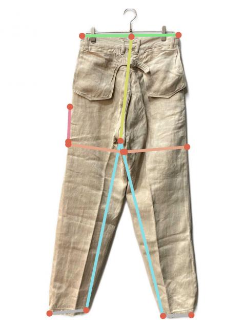 中古・古着通販】Vlas Blomme (ヴラスブラム) リネン デニムパンツ