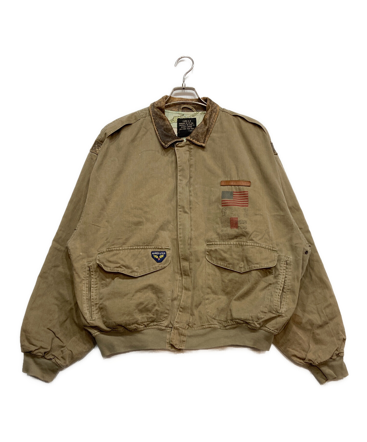 中古・古着通販】AVIREX (アヴィレックス) TYPE A-2 コットン 
