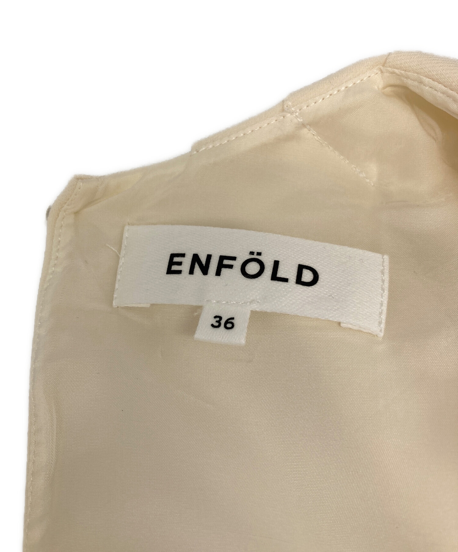 中古・古着通販】ENFOLD (エンフォルド) ウールダブルクロスタック 