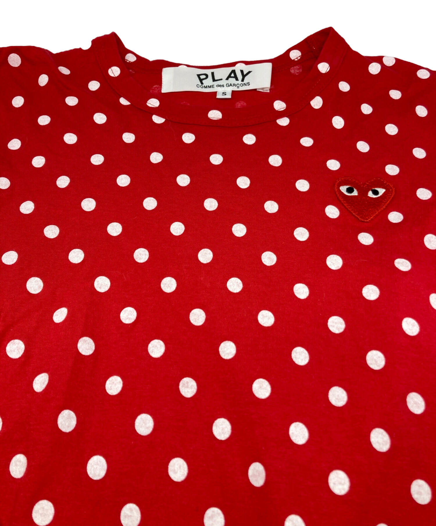COMME des GARCONS GIRL Tシャツ・カットソー S 赤 【古着】【中古】【送料無料】 COMME des GARCONS GIRL コムデギャルソンガール 半袖Tシャツ イチゴ