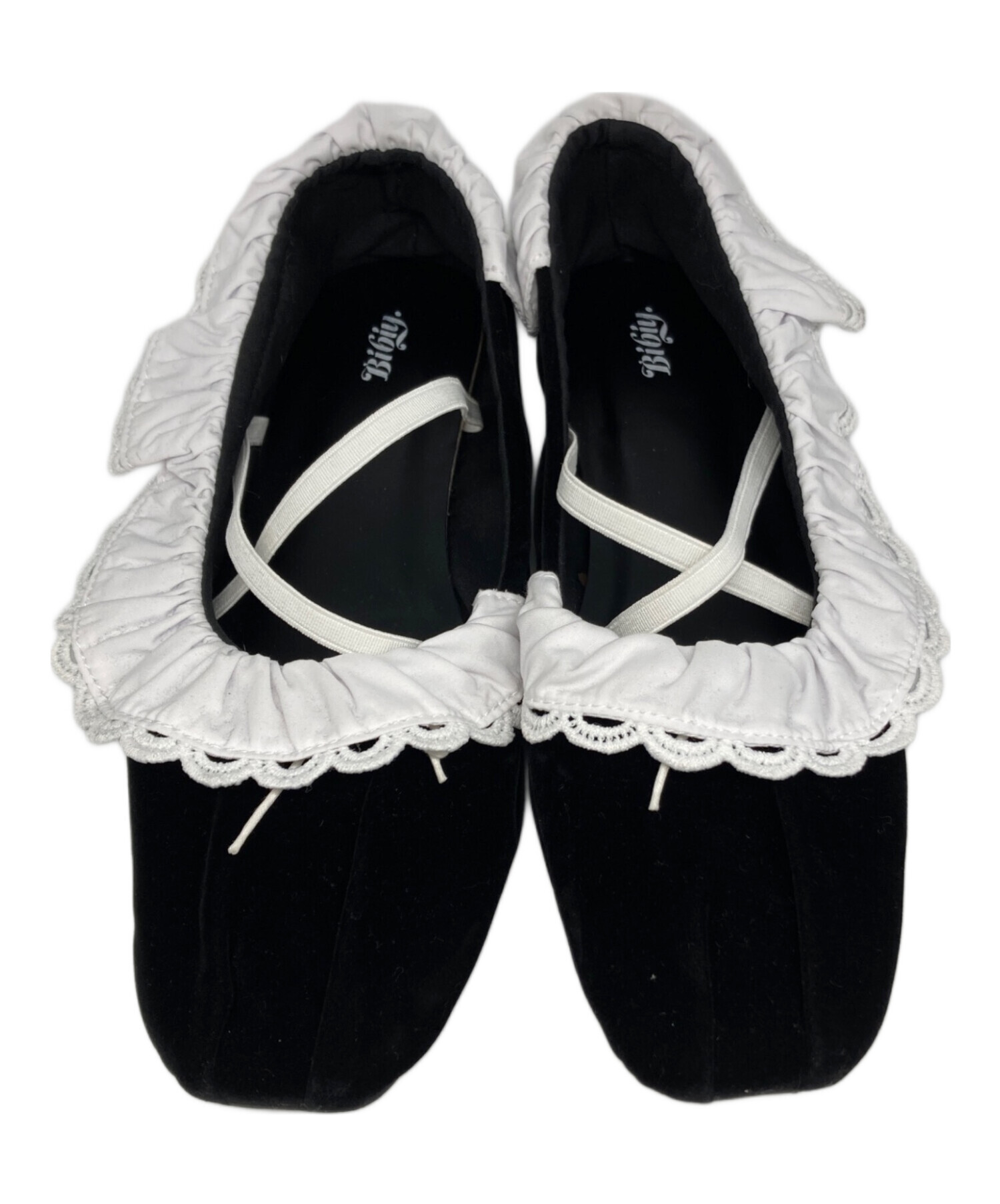 中古・古着通販】Bibiy. (ビビィ) B. LACE BALLERINAS ブラック サイズ